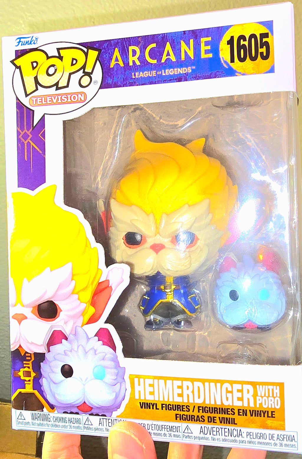 Funko Pop Heimerdinger with Poro Arcane League of Legends