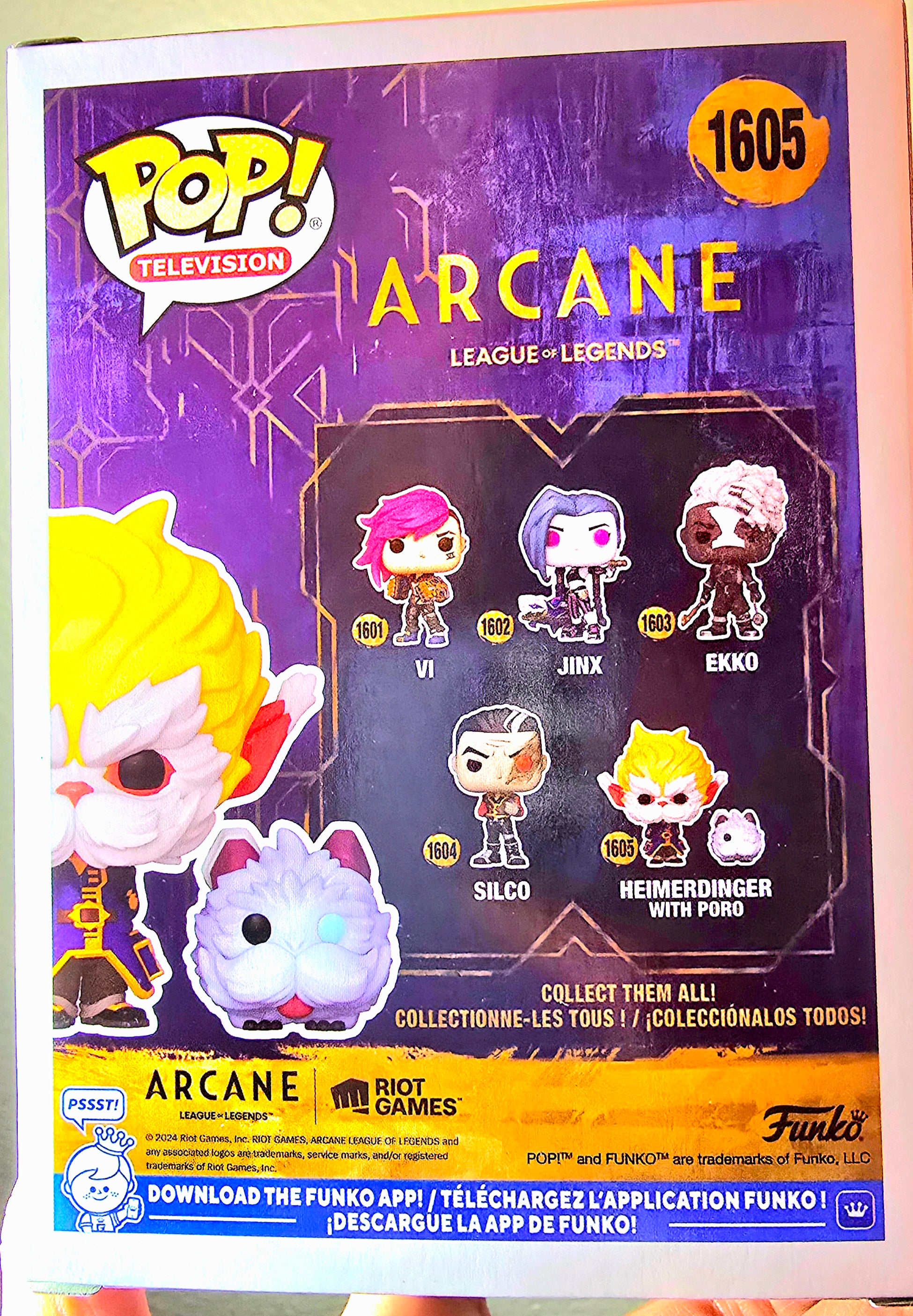 Funko Pop Heimerdinger with Poro Arcane League of Legends