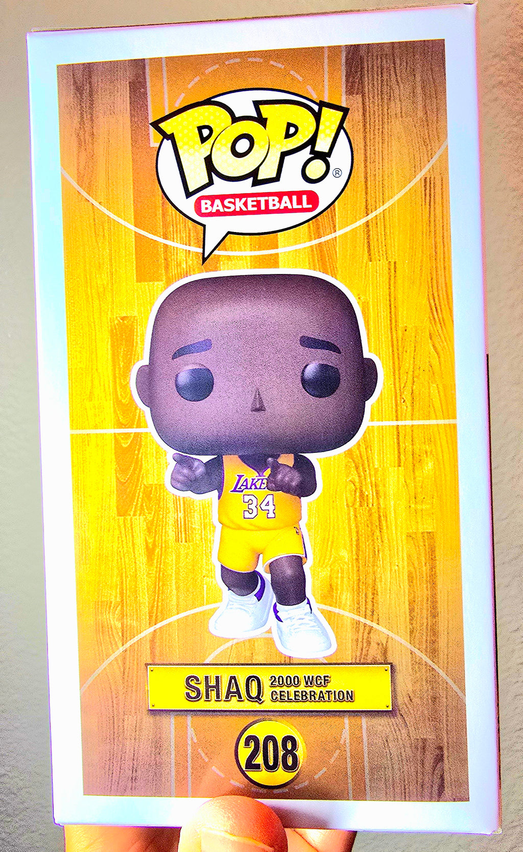 Funko Pop! NBA Legends Lakers Shaq 2000 WCF Celebration #208 Vinyl Figure - New in Box