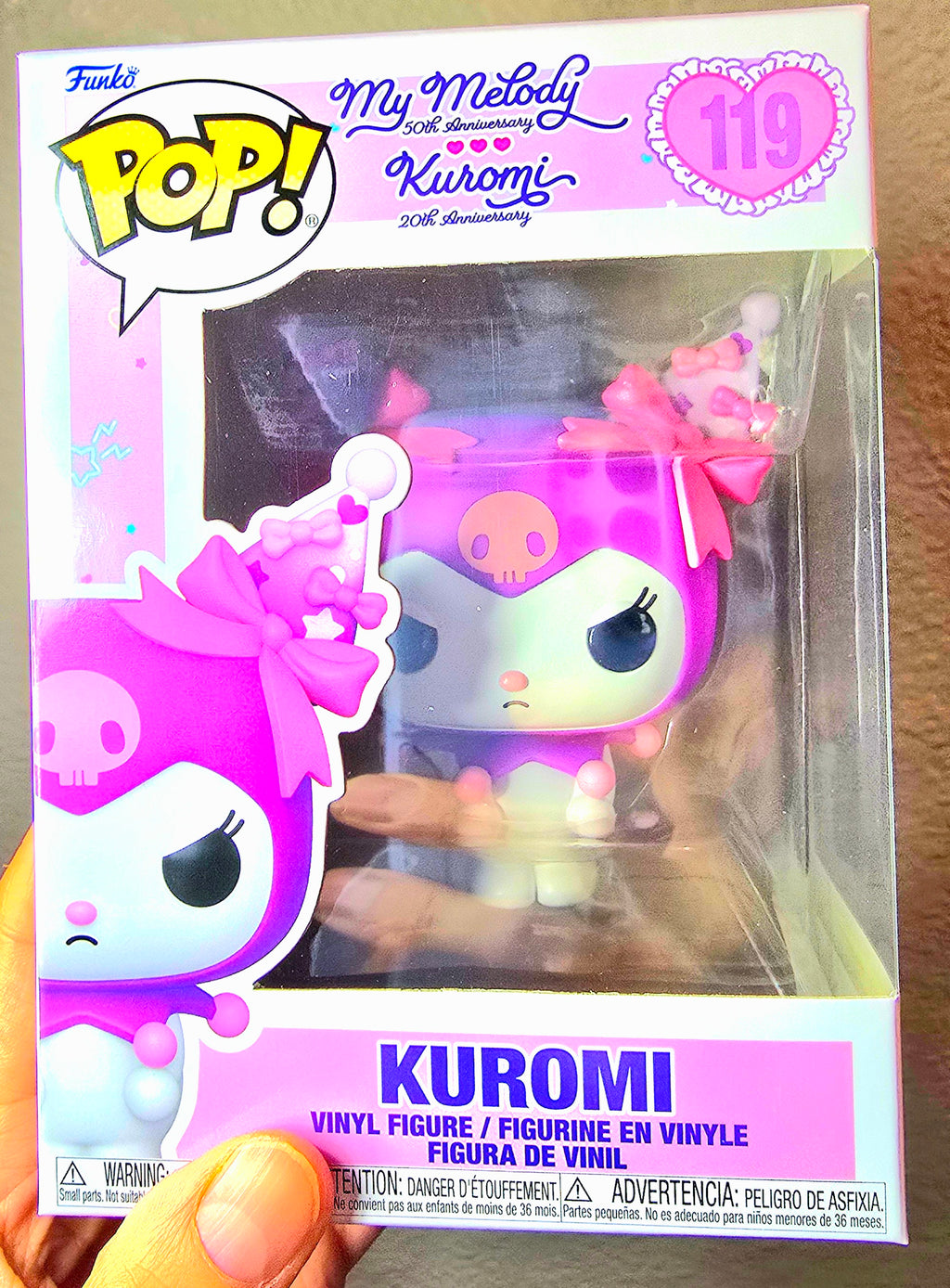 Funko Pop! Kuromi (Grumpy) (20th Anniversary) #119 Vinyl Figure - New in Box