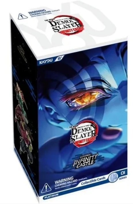 Demon Slayer Infinity Castle Collectible Cards — angled collector box.
