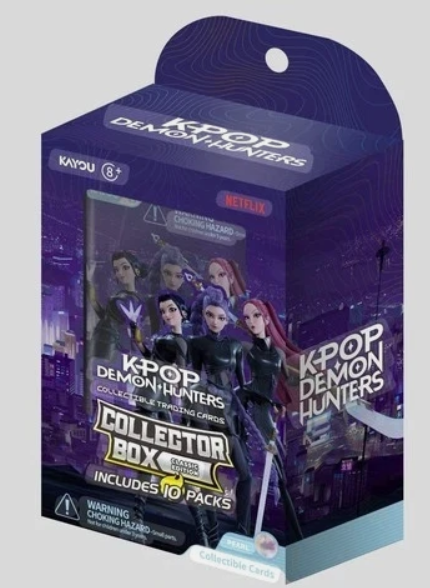 KAYOU KPop Demon Hunters Classic Collector Box — angled purple collector box.