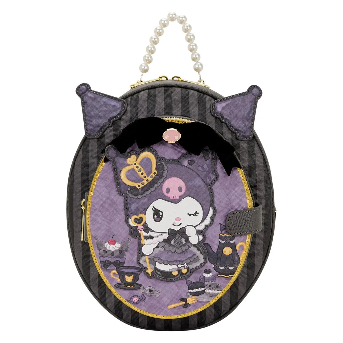 Sanrio Kuromi 20th Anniversary Cameo Mini-Backpack