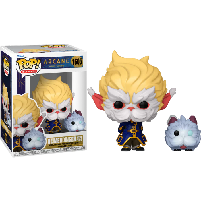 Funko Pop Heimerdinger with Poro Arcane League of Legends