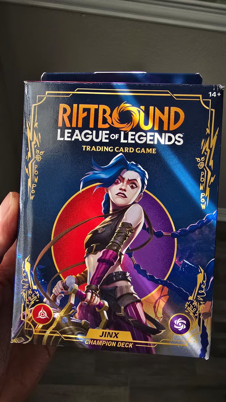 League of Legends Riftbound Origins Jinx Champion Deck
