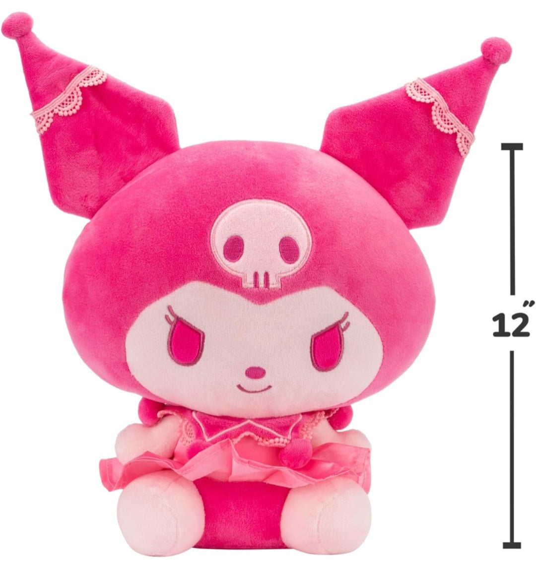 Hello Kitty and Friends Kuromi 12 Pink Monochrome Plush