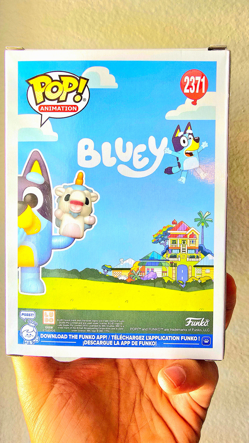 Bluey Bandit with Unicorse Funko Pop! Vinyl Figure #2371