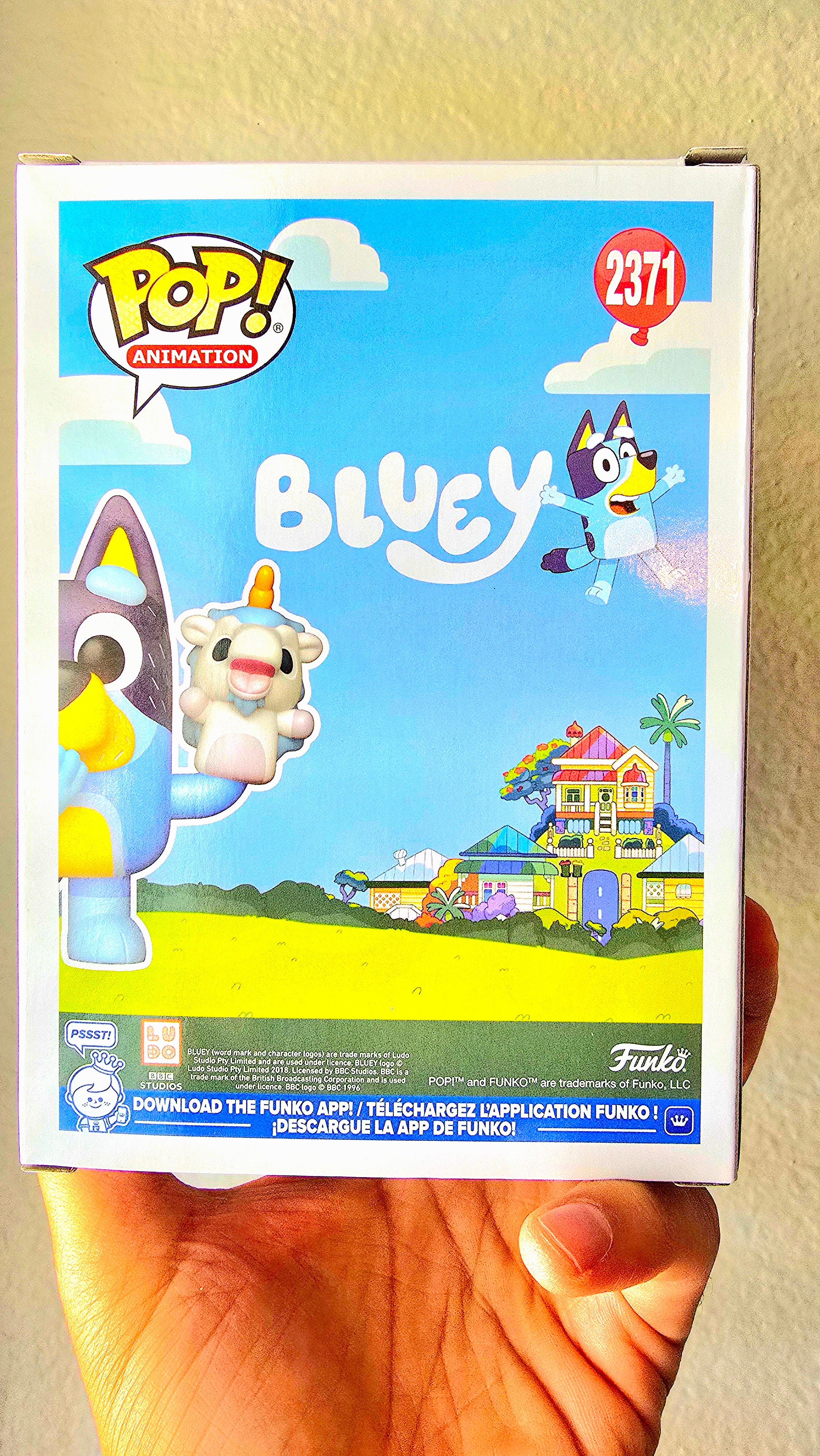 Bluey Bandit with Unicorse Funko Pop! Vinyl Figure #2371