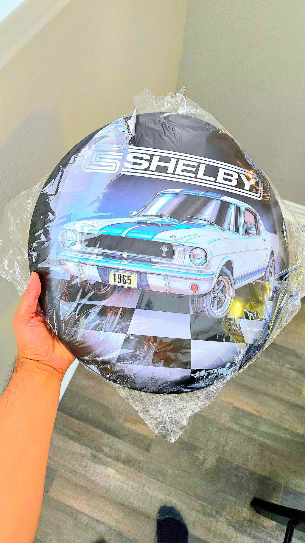 65 Ford Shelby Metal Wall Art Sign 15" by Shannon Watts