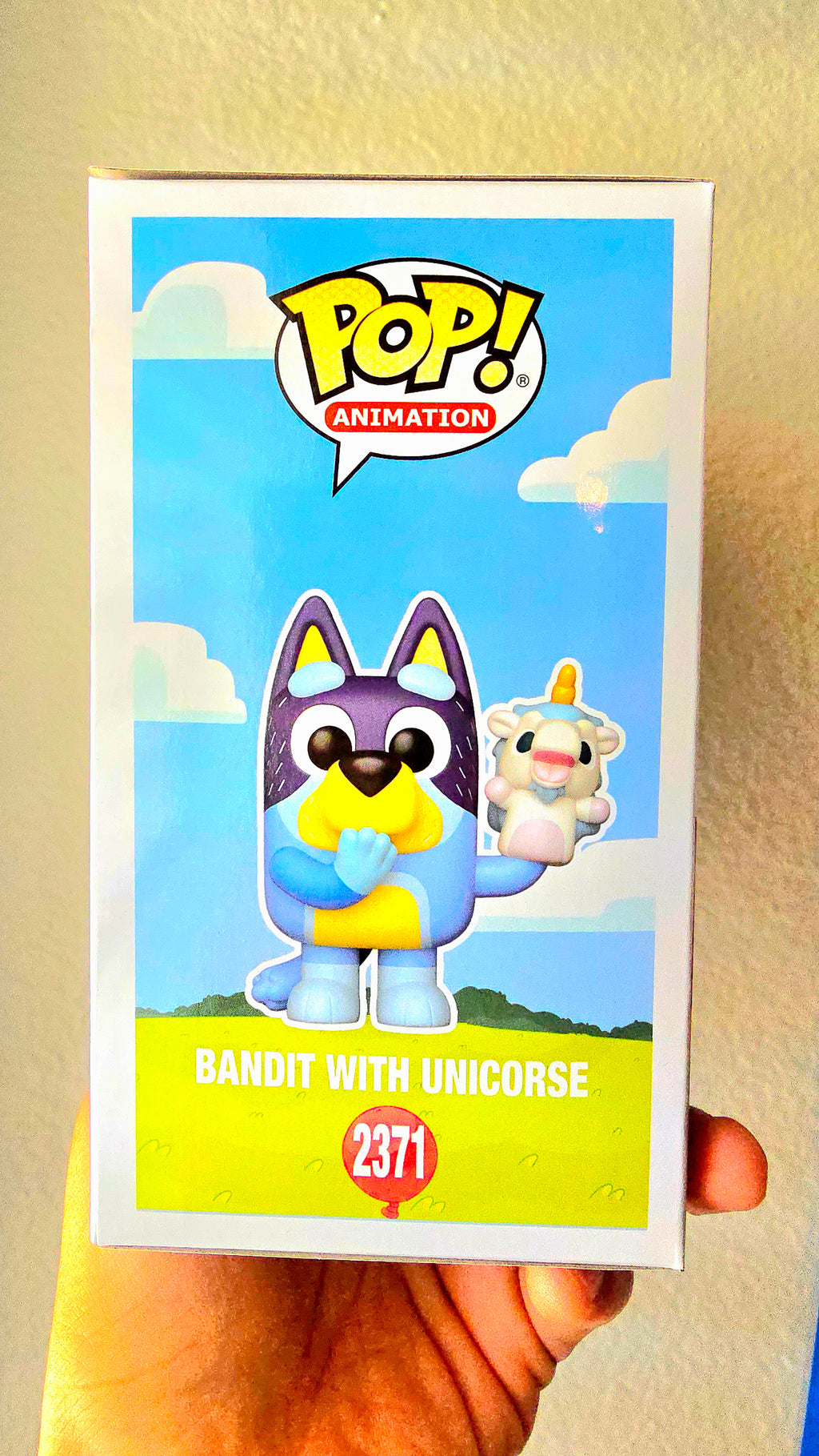 Bluey Bandit with Unicorse Funko Pop! Vinyl Figure #2371