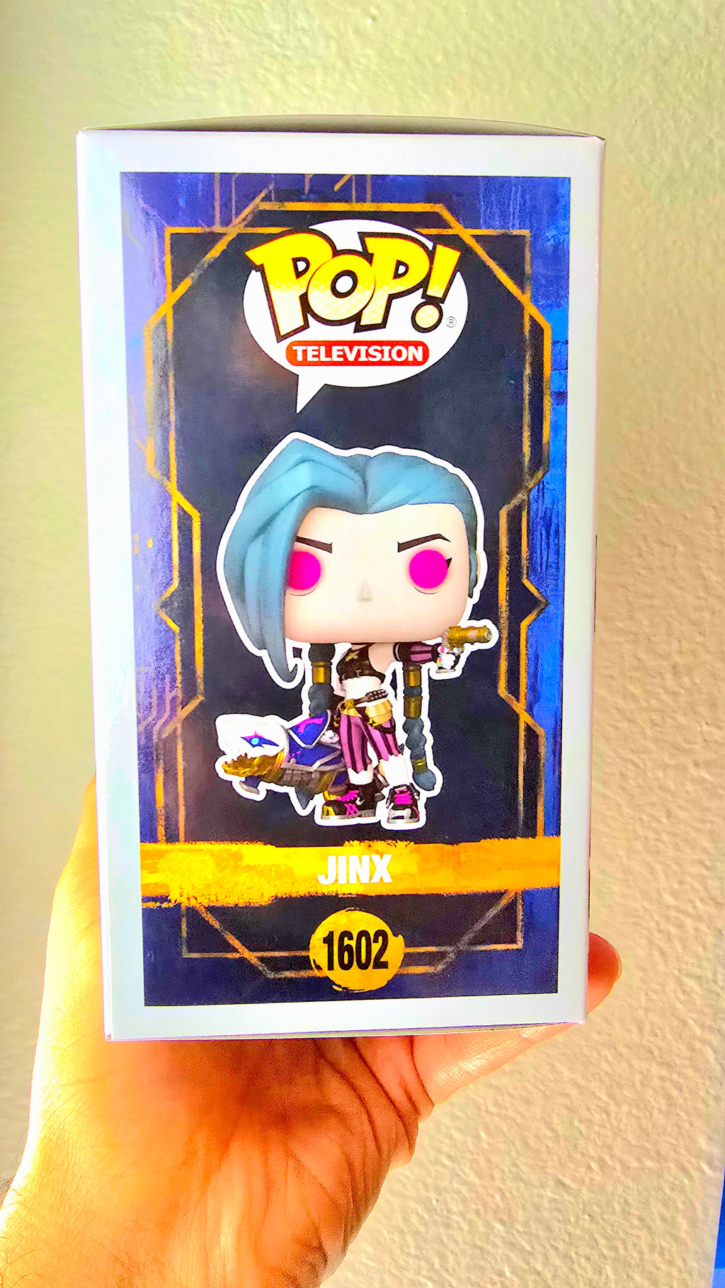 Arcane League of Legends Jinx Funko Pop! #1602 Vinyl Figure – Netflix Series Collectible Gamer Gift