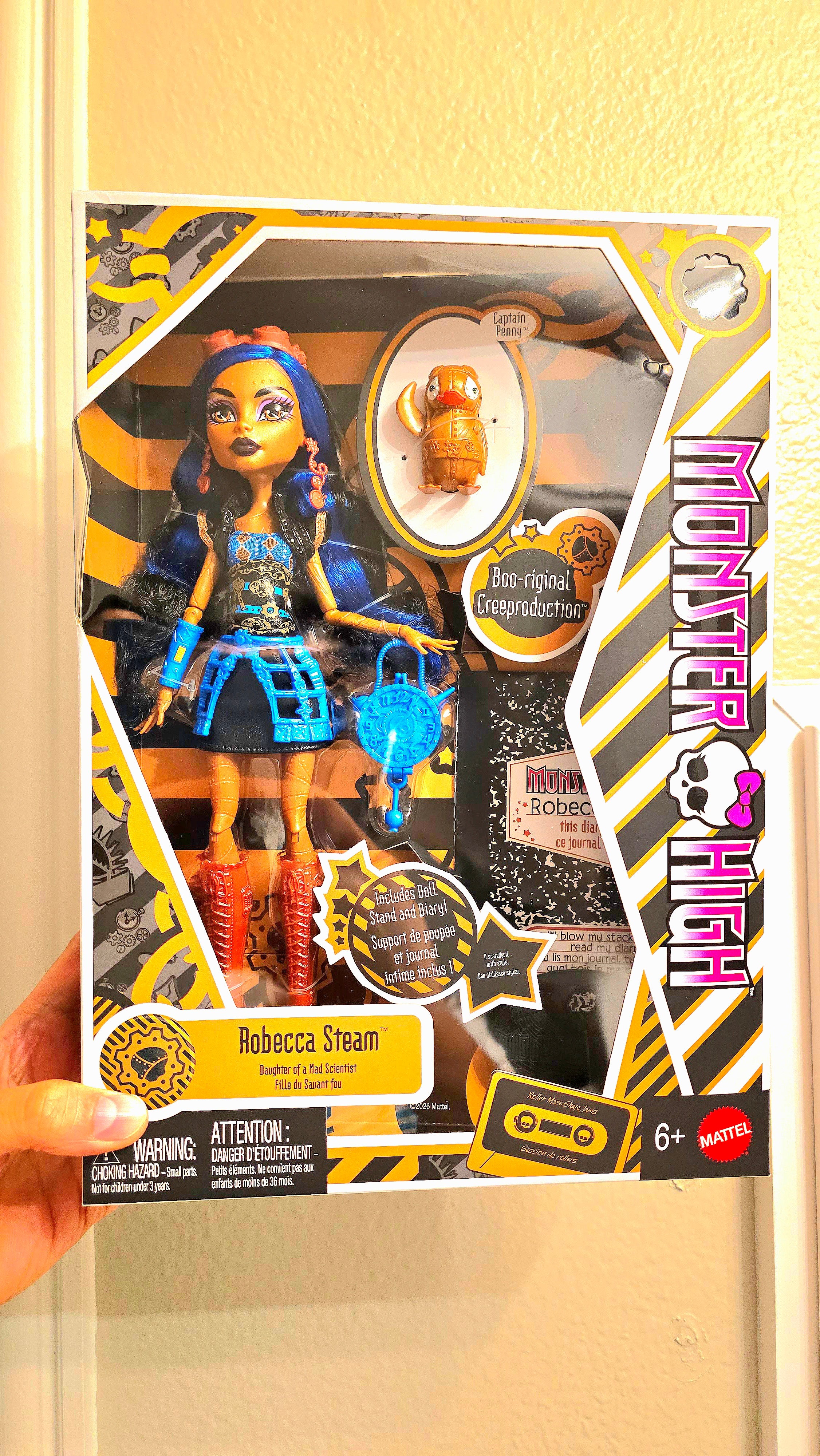 Monster High Boo-riginal Creeproduction Robecca Steam Doll