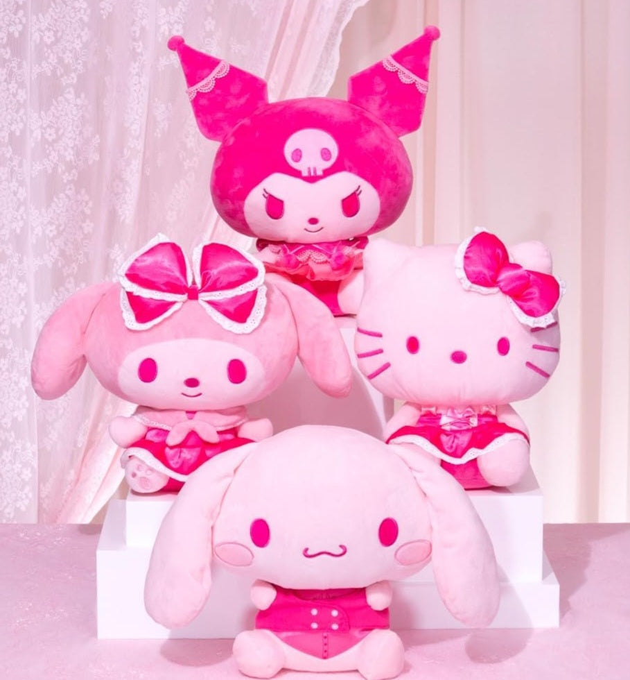 Hello Kitty and Friends Kuromi 12 Pink Monochrome Plush