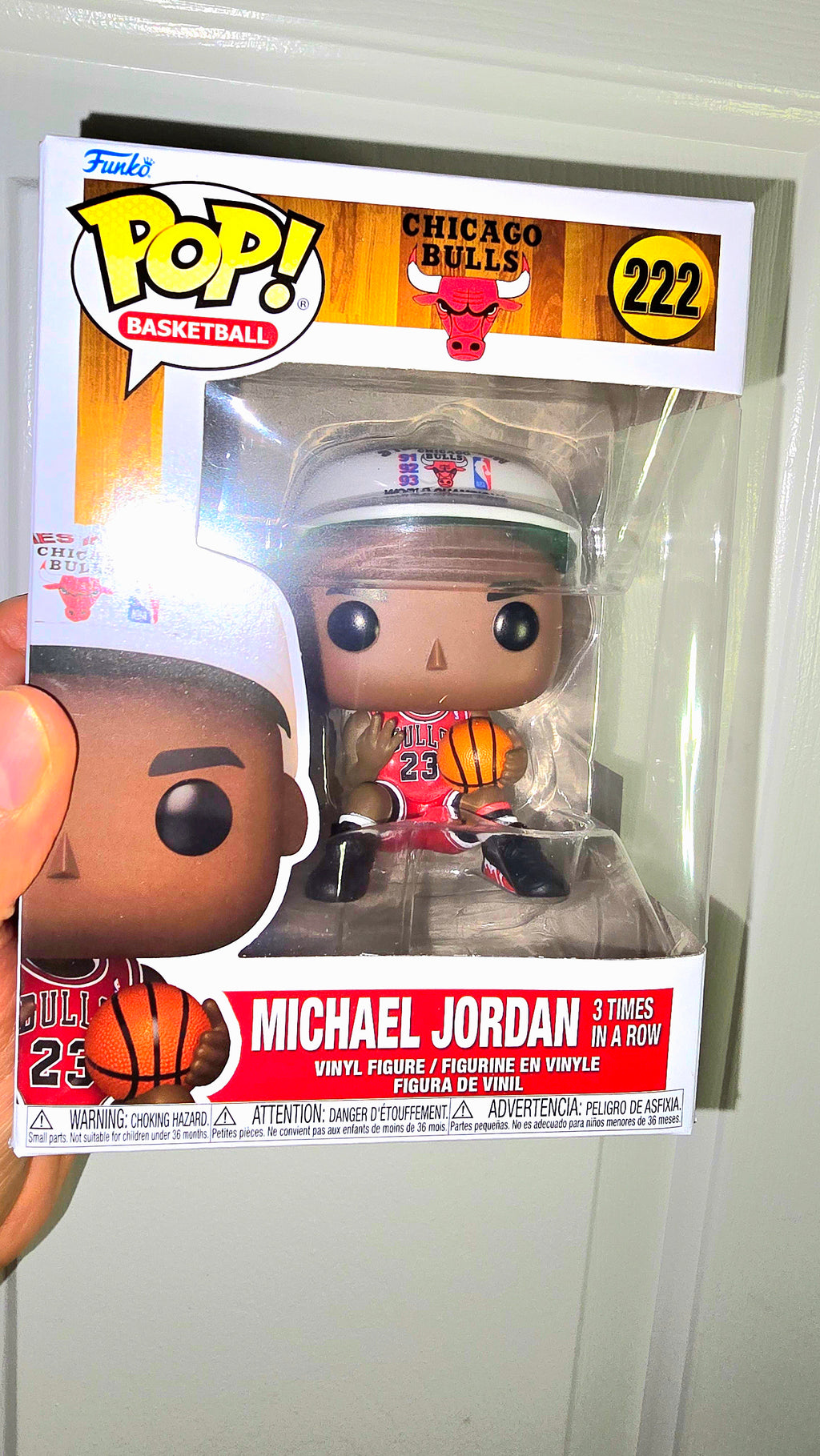 Michael Jordan 3 Times in a Row Funko Pop! #222