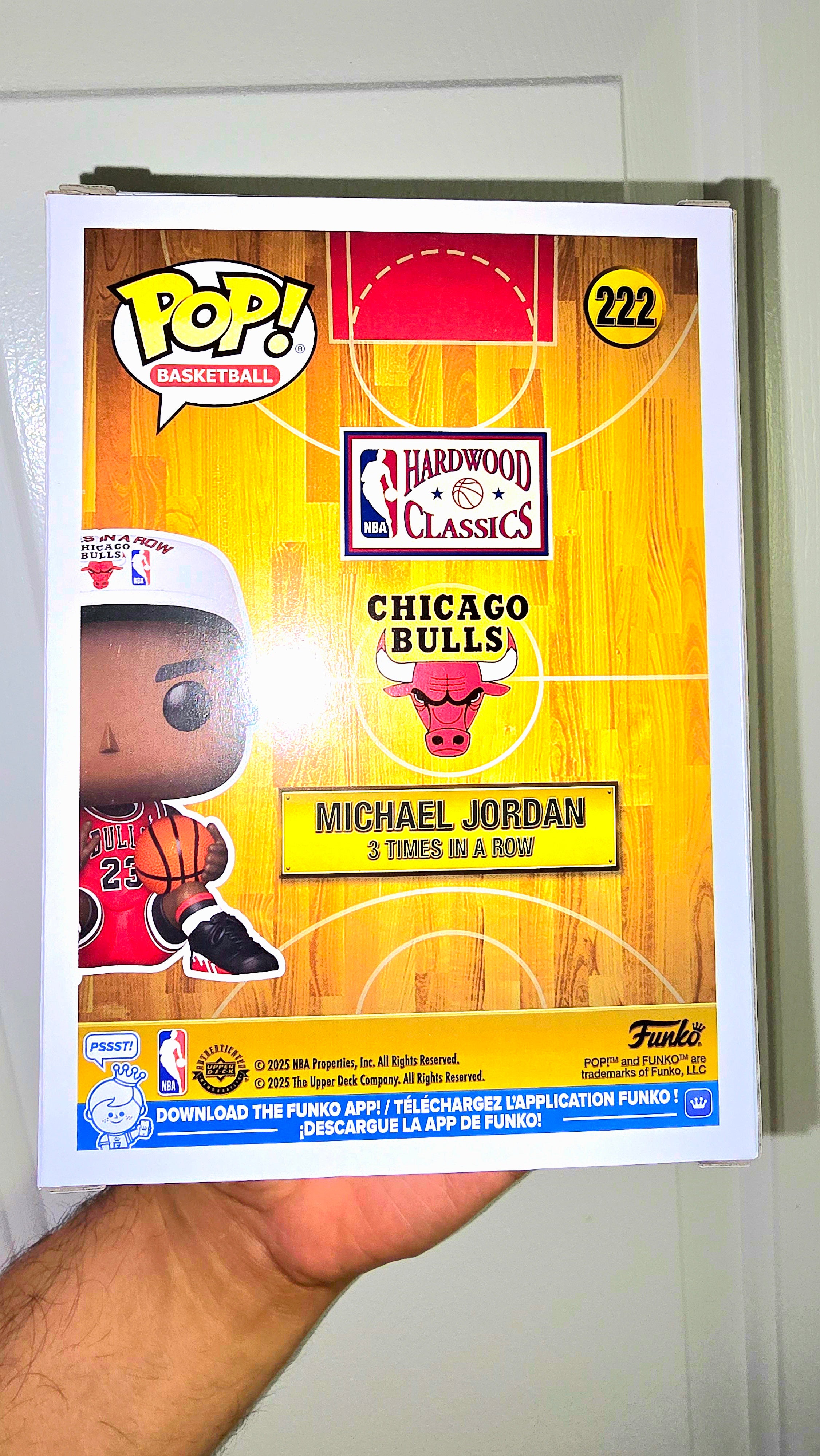 Michael Jordan 3 Times in a Row Funko Pop! #222