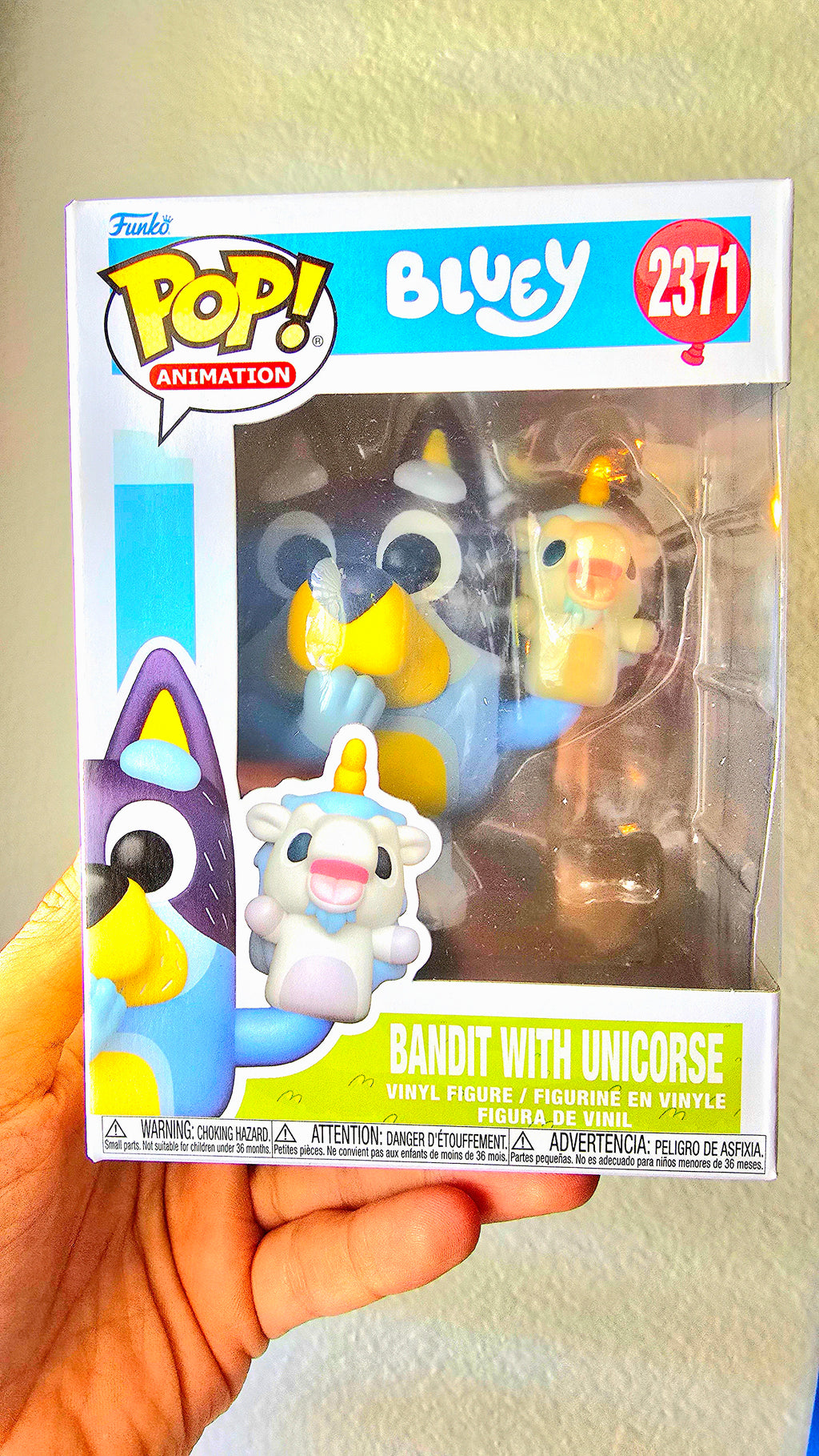 Bluey Bandit with Unicorse Funko Pop! Vinyl Figure #2371