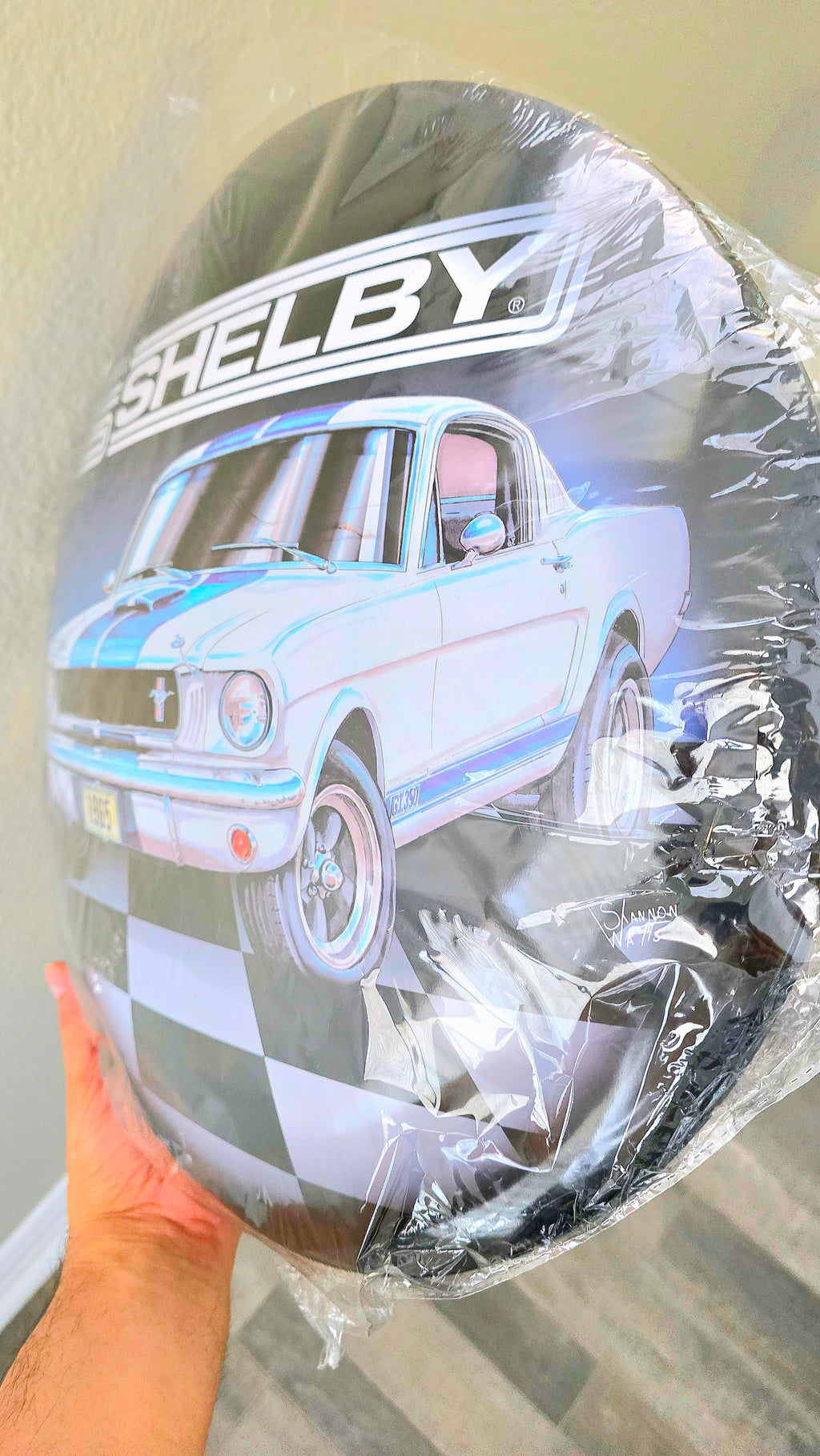 65 Ford Shelby Metal Wall Art Sign 15" by Shannon Watts
