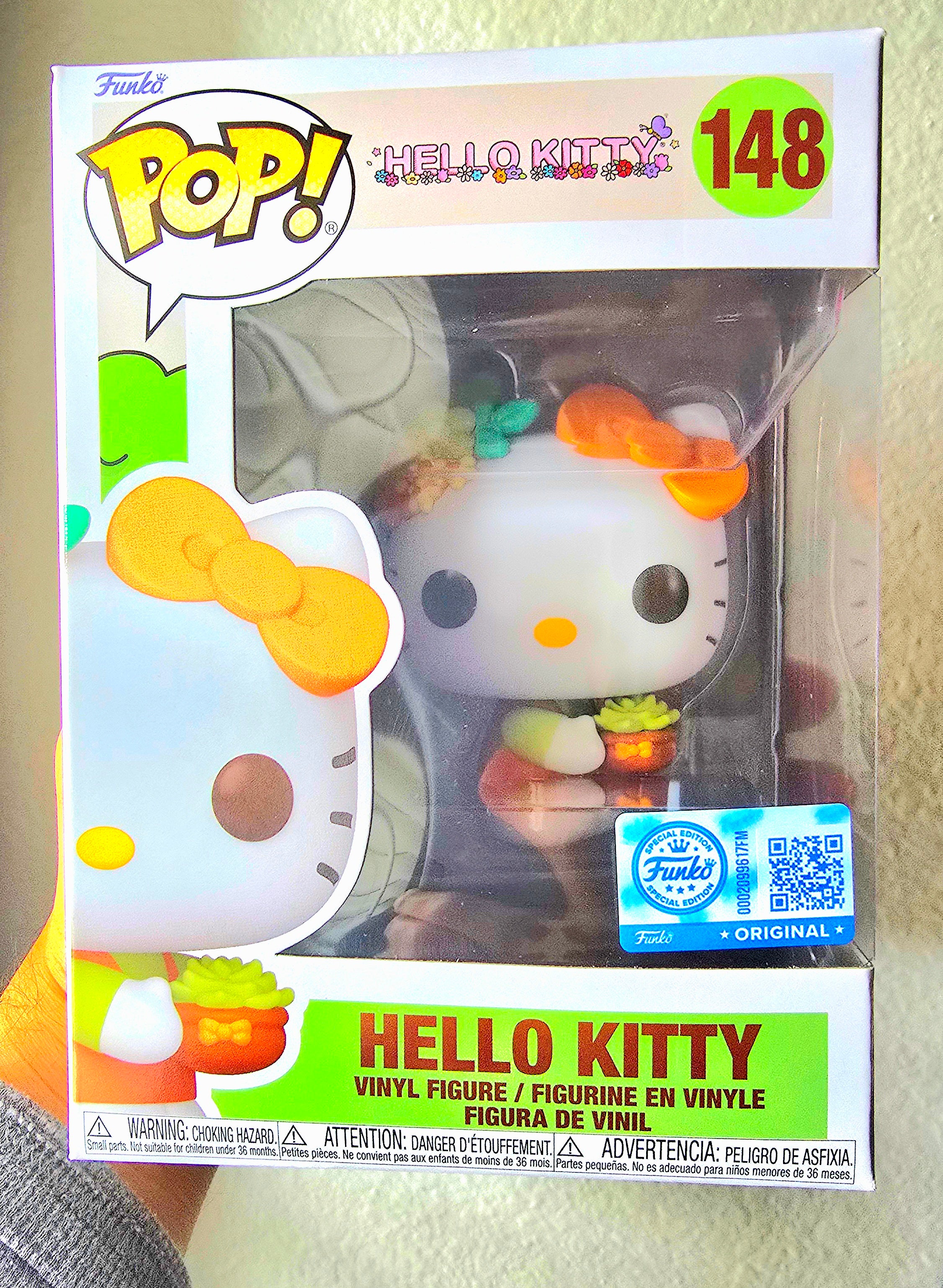 Hello Kitty With Plant Funko Pop #148 Sanrio Specialty Exclusive Vinyl Figure – Cute Kawaii Collectible