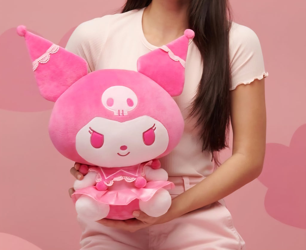 Hello Kitty and Friends Kuromi 12 Pink Monochrome Plush