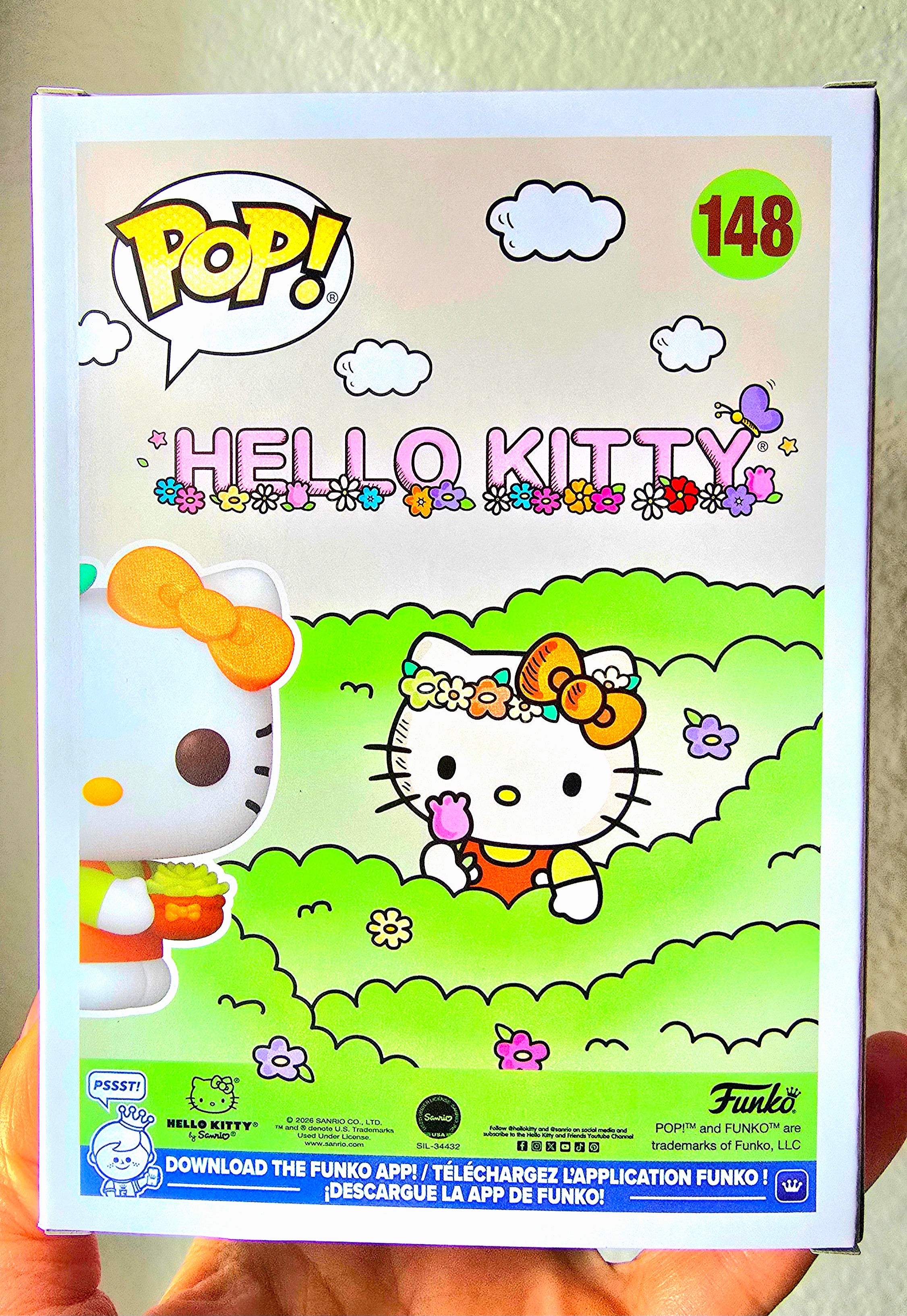 Hello Kitty With Plant Funko Pop #148 Sanrio Specialty Exclusive Vinyl Figure – Cute Kawaii Collectible