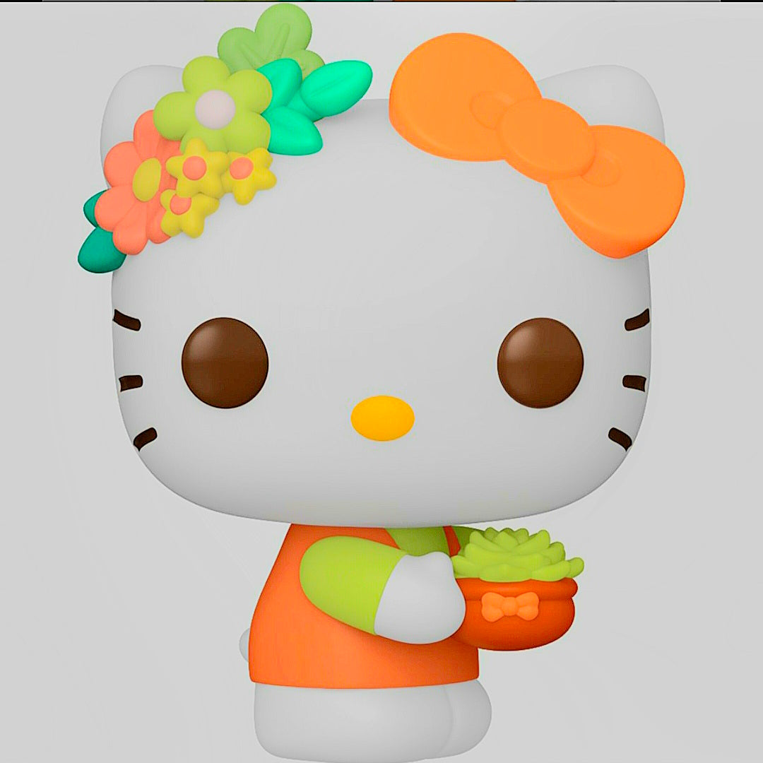Hello Kitty With Plant Funko Pop #148 Sanrio Specialty Exclusive Vinyl Figure – Cute Kawaii Collectible